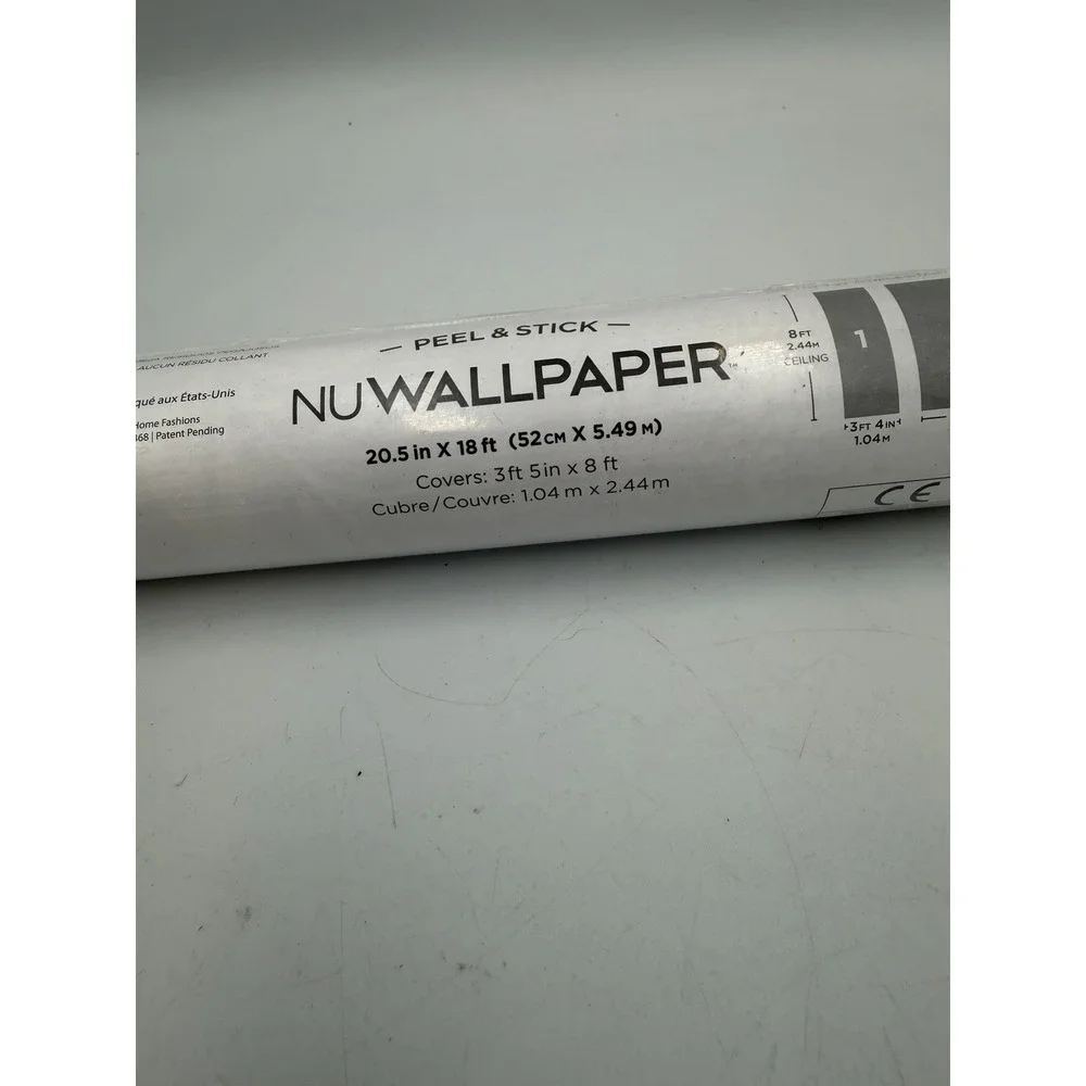 NuWallpaper NUS3625 Sleepy Owls Peel & Stick Wallpaper, Charcoal